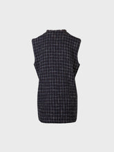 Gilet lungo in stuoia - MORO | Sandro Ferrone