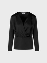 Blusa con scollo a v combinata - NERO | Sandro Ferrone