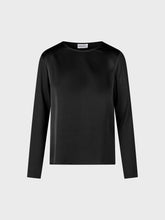 Blusa con scollo a barca combinata - NERO | Sandro Ferrone