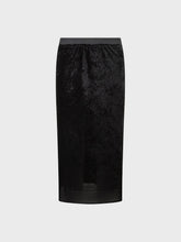 Gonna in tulle vellutato - NERO | Sandro Ferrone