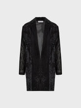 Giacca in tulle destrutturata - NERO | Sandro Ferrone