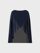 Coprispalle in georgette con incrocio - BLU | Sandro Ferrone