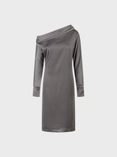 Abito longuette in enversatin - TAUPE | Sandro Ferrone