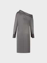 Abito longuette in enversatin - TAUPE | Sandro Ferrone