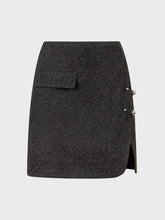 Gonna in misto lana boucle - MORO | Sandro Ferrone