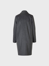 Cappotto in misto lana gessato - GRIGIO | Sandro Ferrone