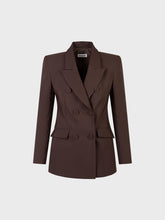 Giacca doppio petto in tessuto tecnico - MORO | Sandro Ferrone