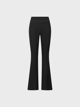 Pantalone a zampetta in tessuto tecnico - NERO | Sandro Ferrone