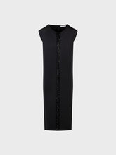 Abito di linea a sacchetto con applicazione - NERO | Sandro Ferrone