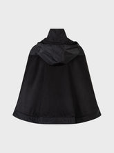 Cappa combinata in poliviscosa - NERO | Sandro Ferrone