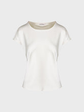 Blusa in doppio satin - PANNA | Sandro Ferrone