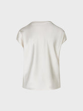 Blusa in doppio satin - PANNA | Sandro Ferrone