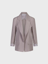 Giacca in poly viscosa effetto stropicciato - SABBIA | Sandro Ferrone