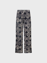 Pantalone in jersey stampato - NERO-PANNA | Sandro Ferrone