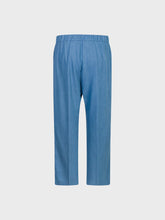 Pantalone cropped in liocel denim - DENIM | Sandro Ferrone