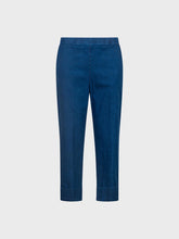 Pantalone cropped in denim con risvolto - DENIM | Sandro Ferrone