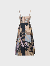 Abito con scollo decollete in cotone stampato - UNICA | Sandro Ferrone