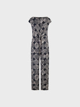 Tuta in jersey stampato - NERO-PANNA | Sandro Ferrone