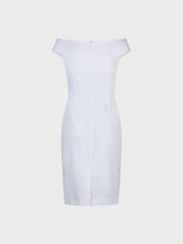 Abito a tubino in doppio cotone - BIANCO | Sandro Ferrone