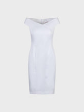 Abito a tubino in doppio cotone - BIANCO | Sandro Ferrone