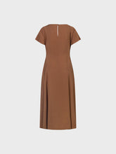 Abito svasato con laccetti - CUOIO | Sandro Ferrone