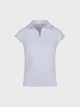 Maglia con scollo polo e spalla scesa - BIANCO | Sandro Ferrone