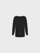 Maglia scollo a v con tasca - NERO | Sandro Ferrone