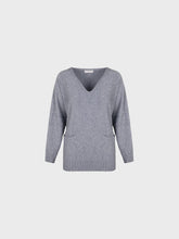 Maglia scollo a v con tasca - GRIGIO | Sandro Ferrone