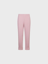 Pantalone in cady con risvolto fondo - ROSA | Sandro Ferrone