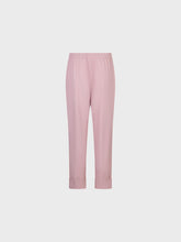 Pantalone in cady con risvolto fondo - ROSA | Sandro Ferrone