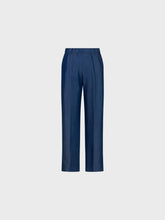 Pantalone in lyocell effetto denim gamba dritta - BLU | Sandro Ferrone
