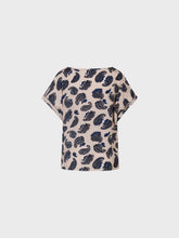 Blusa scollo barca in viscosa mezza manica,stampa paisley - UNICA | Sandro Ferrone