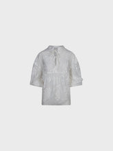 Blusa in mussola con ricamo - BIANCO | Sandro Ferrone
