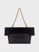 Borsa media in ecoskin martellata - NERO | Sandro Ferrone