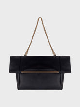 Borsa media in ecoskin martellata - NERO | Sandro Ferrone