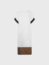 Abito scollo v - PANNA-NERO-TABACCO | Sandro Ferrone