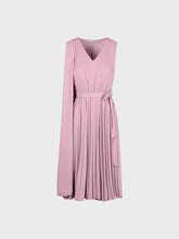 Abito con stola e plisse - ROSA | Sandro Ferrone