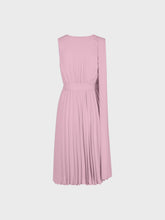 Abito con stola e plisse - ROSA | Sandro Ferrone