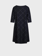 Abito svasato con quadro lurex - NERO | Sandro Ferrone