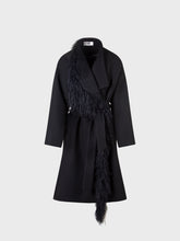 Cappotto con mongolia - NERO | Sandro Ferrone