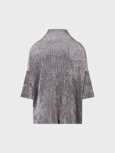 Cardigan in tulle vellutato - GRIGIO | Sandro Ferrone