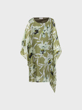 Abito asimmetrico stampato - SALVIA | Sandro Ferrone