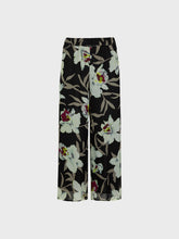 Pantalone stampato con gamba larga - NERO | Sandro Ferrone