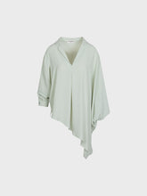 Blusa con fondo asimmetrico e scollo polo - SORBETTO | Sandro Ferrone