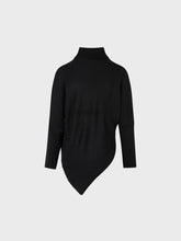 Maglia asimmetrica - NERO-PANNA | Sandro Ferrone