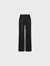 Pantalone cinque tasche palazzo - NERO | Sandro Ferrone