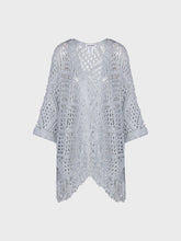 Cardigan in lurex con frange - ARGENTO | Sandro Ferrone