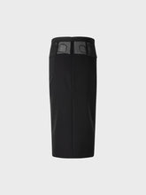 Gonna a tubino in tecnico comfort - NERO | Sandro Ferrone