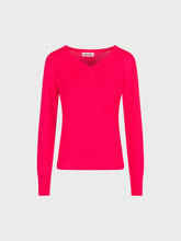 Maglia con scollo v e maniche lunghe - CORALLO | Sandro Ferrone