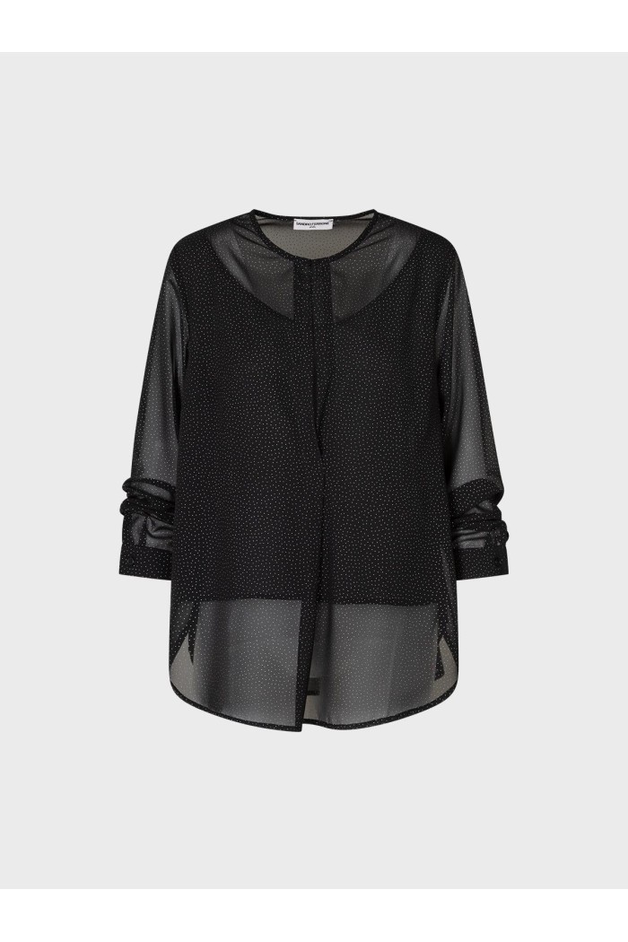 Blusa borchietta